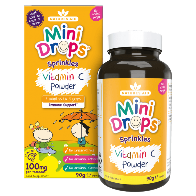 Natures Aid Mini Drops Vitamin C Sprinkles 90g