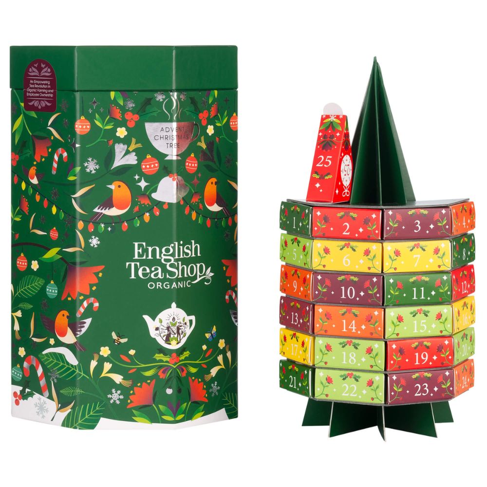 English Tea Shop Organic Luxury Advent Calendar Tree