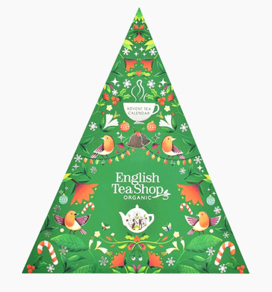 English Tea Shop Organic Advent Calendar Green Triangle