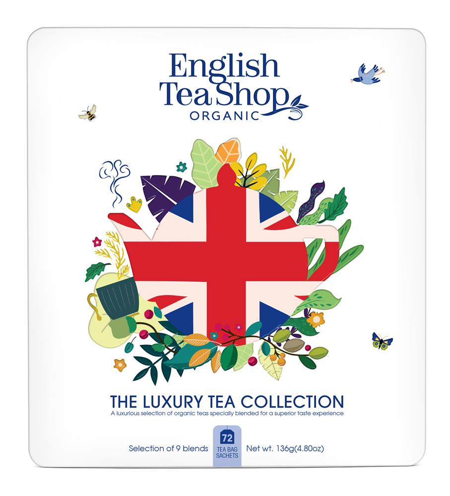 English Tea Shop Union Jack Gift Tin 72 teabags