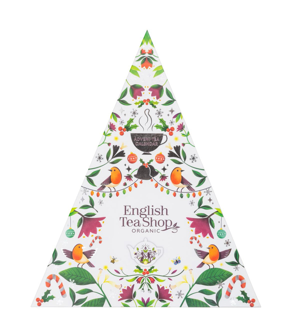 English Tea Shop Organic Advent Calendar White Triangle