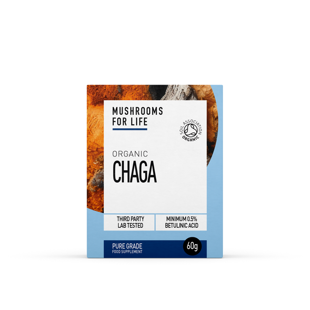 Mushrooms for Life Organic Chaga Extract powder 60g