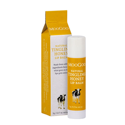 MooGoo Lip Balm Natural Tingling Honey Lip Balm 5g