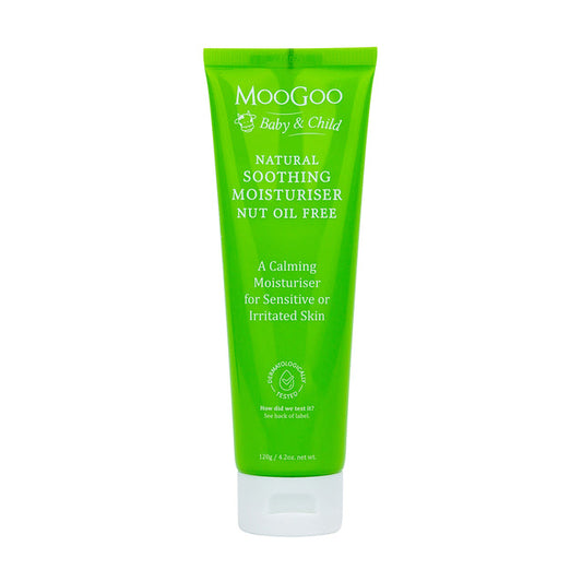 MooGoo Baby & Child Natural Soothing Moisturiser Nut Oil Free 120g