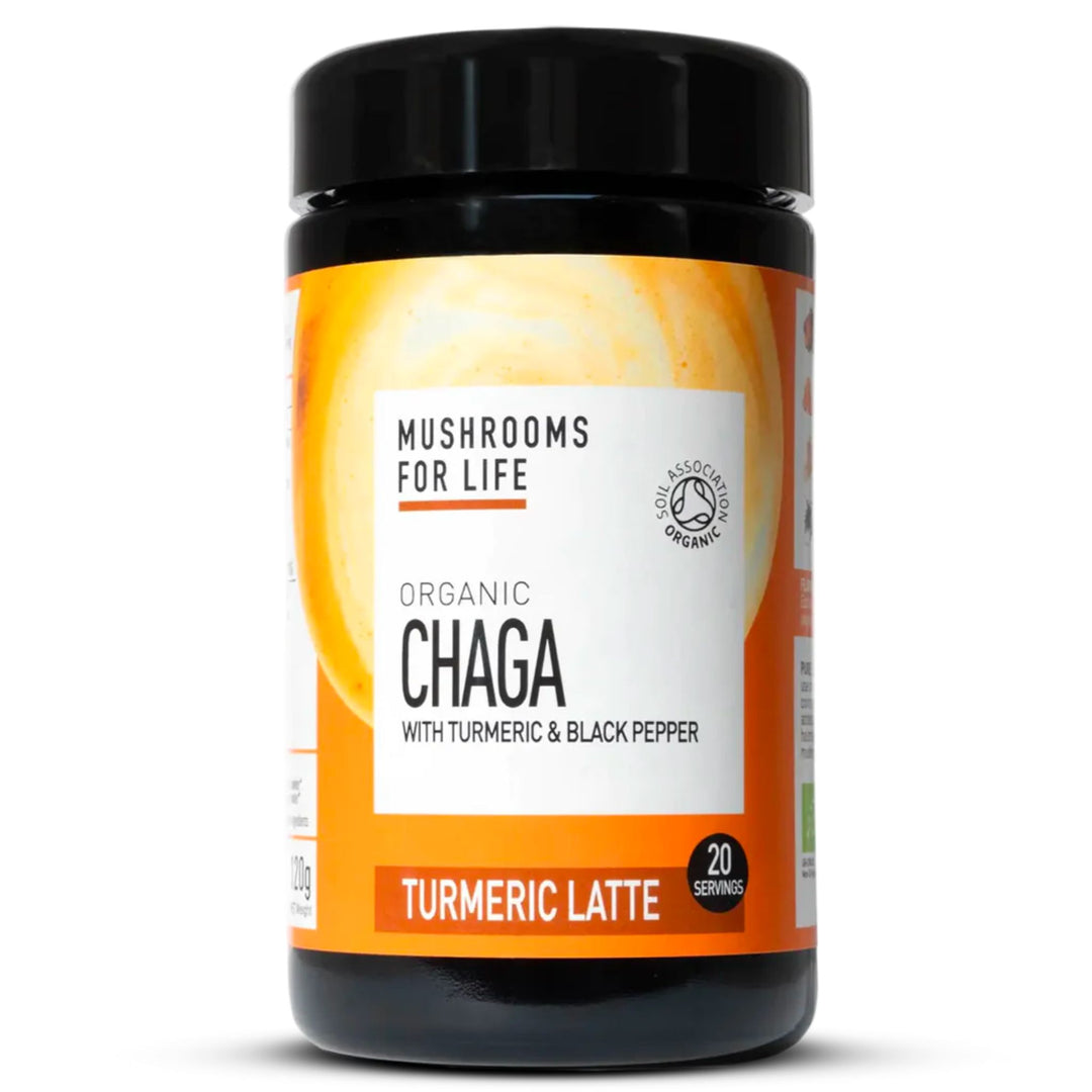 Mushrooms For Life Organic Chaga Turmeric Latte 120g