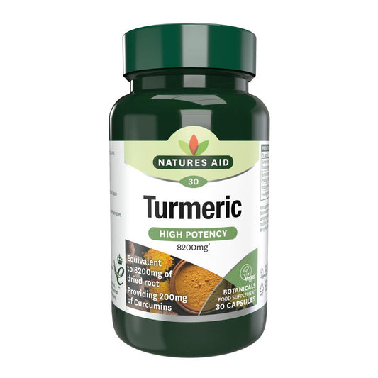 Natures Aid Turmeric 8200mg (30)
