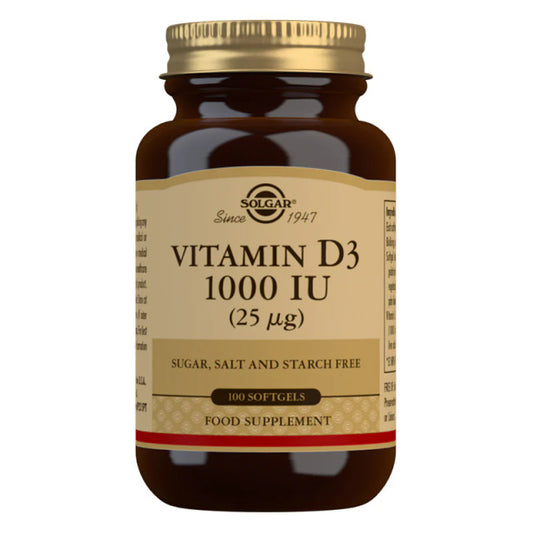 Solgar Vitamin D3 1000iu 100 softgels