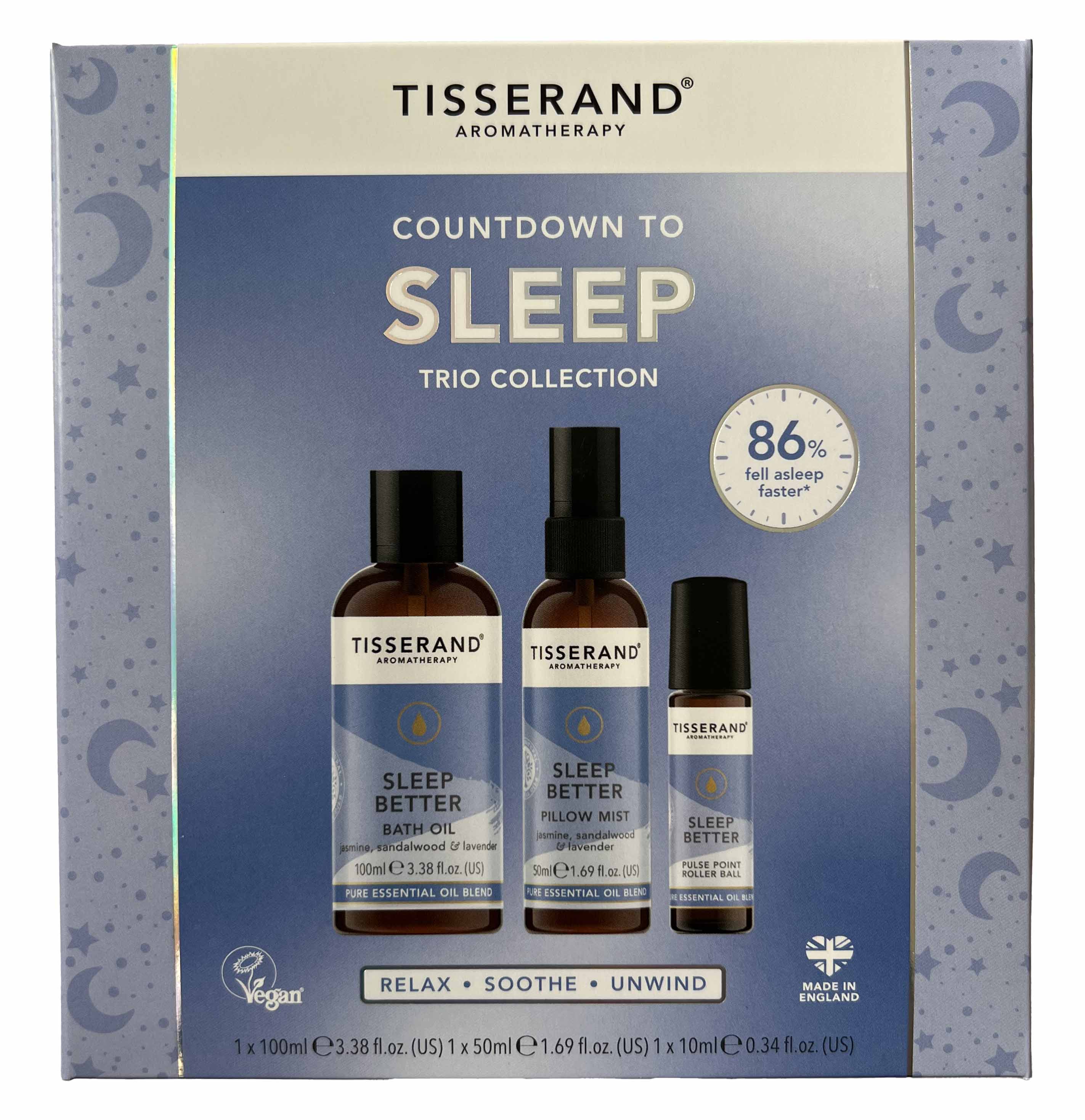 Tisserand Countdown to Sleep Trio Collection