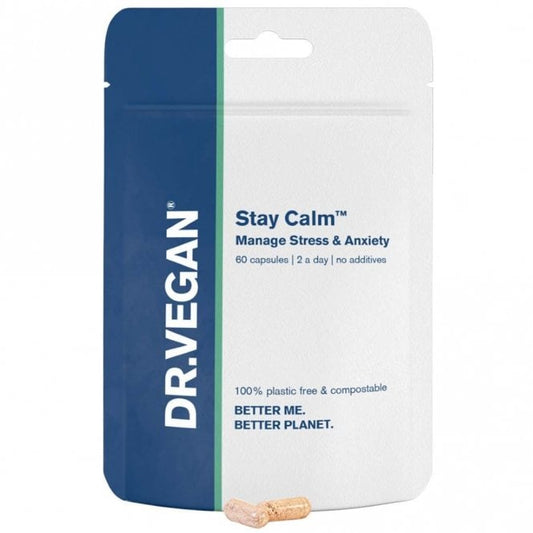 DR.VEGAN Stay Calm | Manage Stress & Anxiety, 60 caps