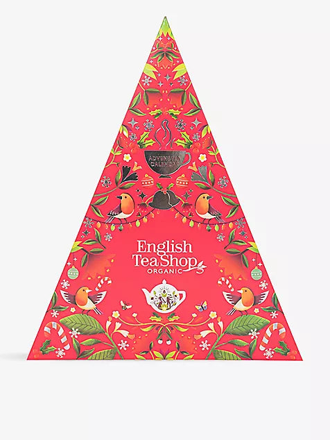 English Tea Shop Organic Advent Calendar Red Triangle