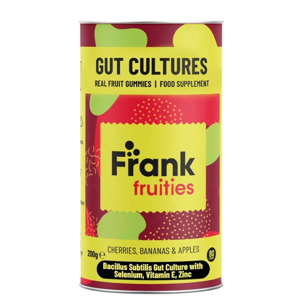 Frank Fruities Gut Cultures 80 Fruit Gummies