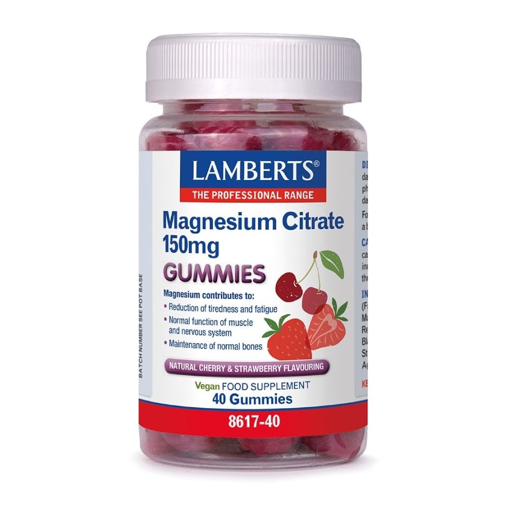 Lamberts Magnesium Citrate 150mg Gummies 40 gummies