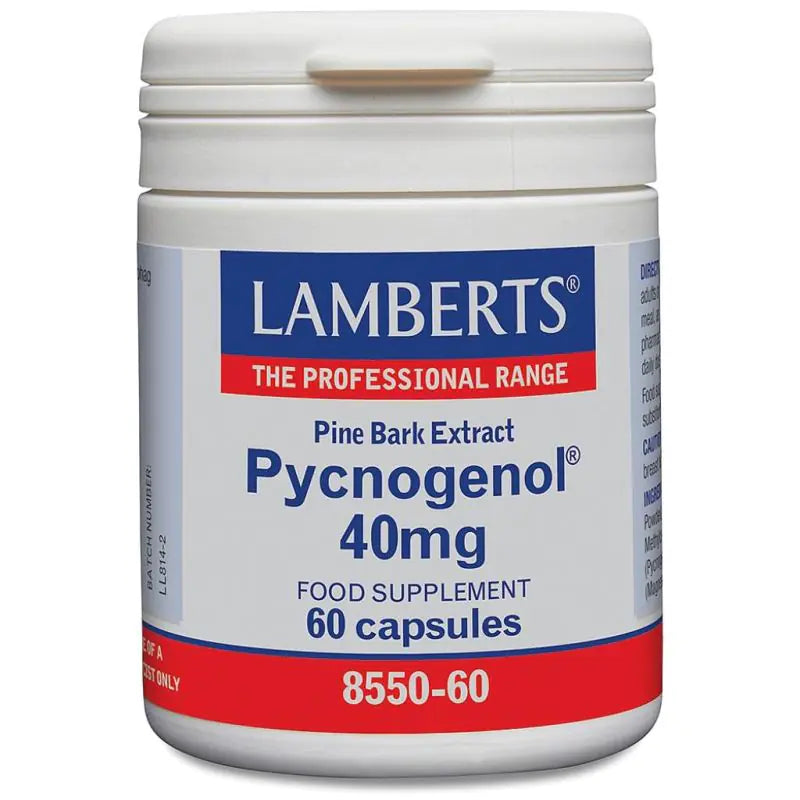 Lamberts Pine Bark Extract Pycnogenol 40mg 60 capsules