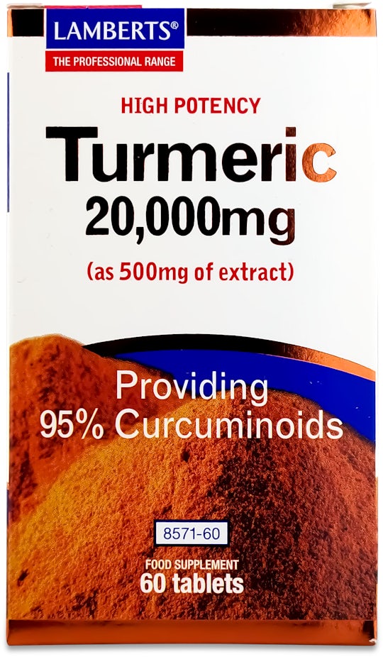 Lamberts Tumeric High Potency 20,000mg 60 tablets