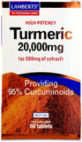 Lamberts Tumeric High Potency 20,000mg 60 tablets