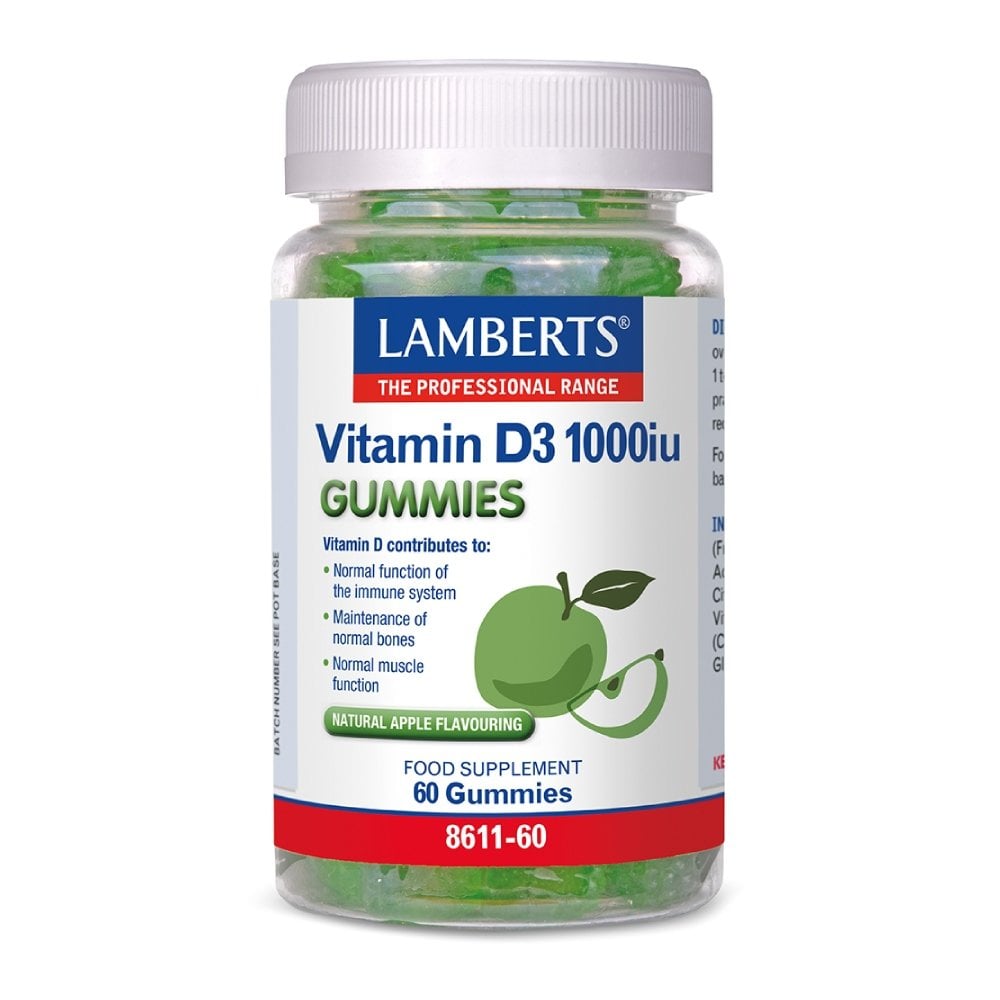 Lamberts D3 1000iu Gummies 60 gummies