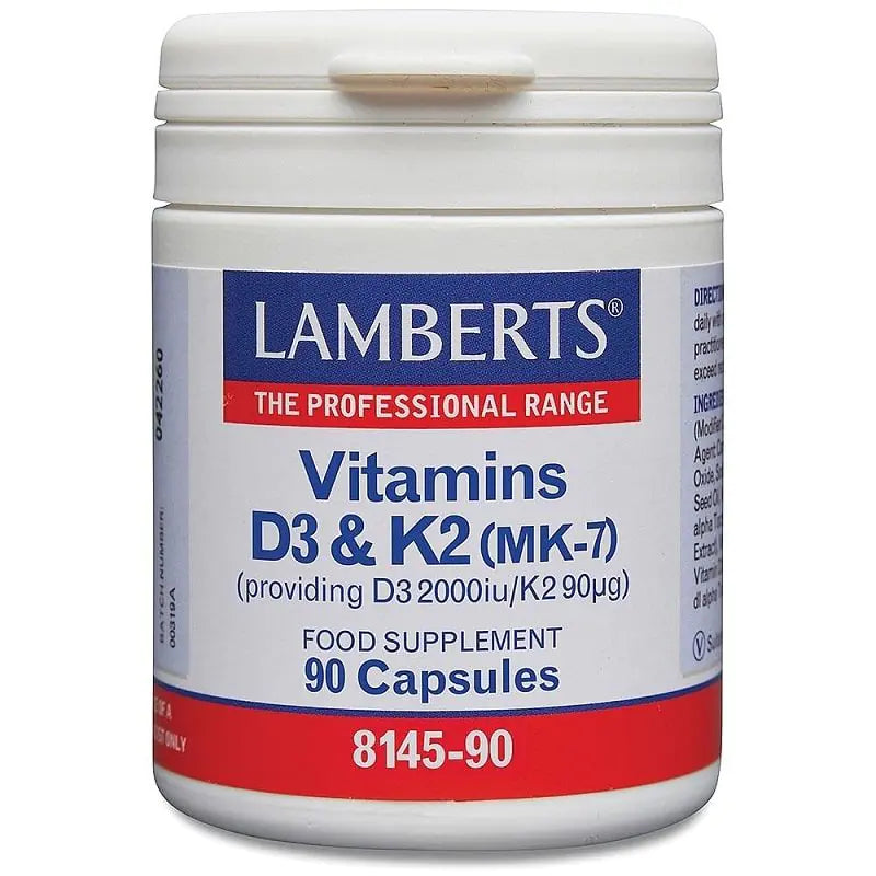 Lamberts D3 2000iu & K2 90 capsules