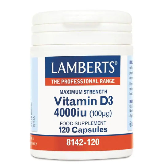 Lamberts D3 4000iu 120 capsules