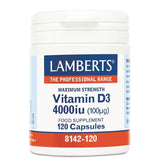 Lamberts D3 4000iu 120 capsules