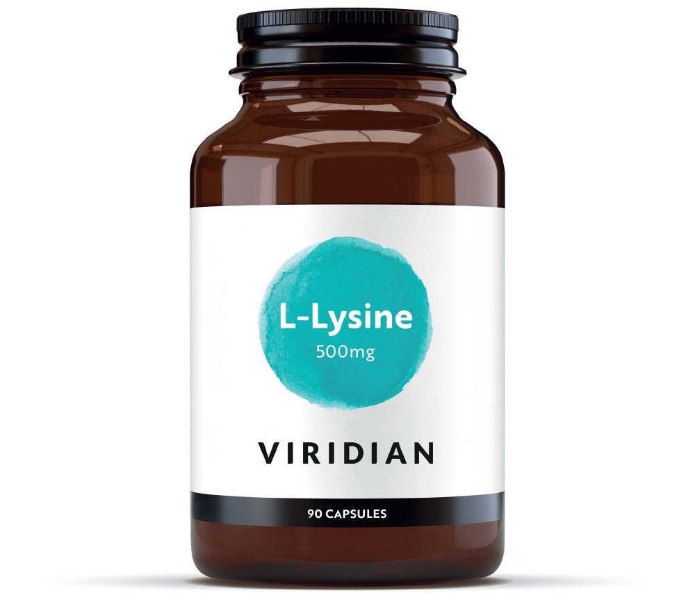 Viridian L-Lysine 500mg 90 Capsules
