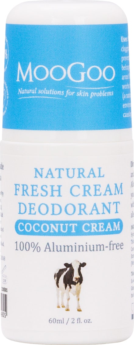 MooGoo Natural Fresh Cream Deodorant Coconut Cream 60ml