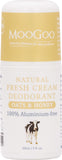 MooGoo Natural Fresh Cream Deodorant Oats & Honey 60ml