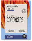 Mushrooms for Life Organic Cordyceps Extract Powder 60g