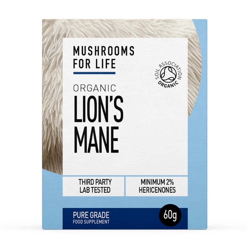Mushrooms For Life Organic Lion’s Mane Extract Powder 60g