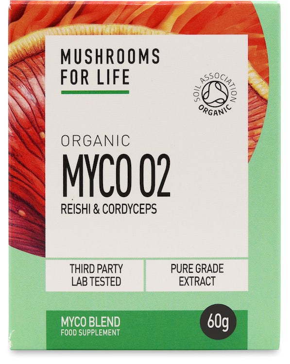 Mushrooms For Life Organic Myco O2 60 capsules 30g