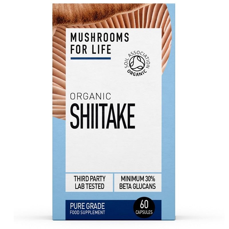 Mushrooms For Life Organic Shiitake 60 capsules 36g