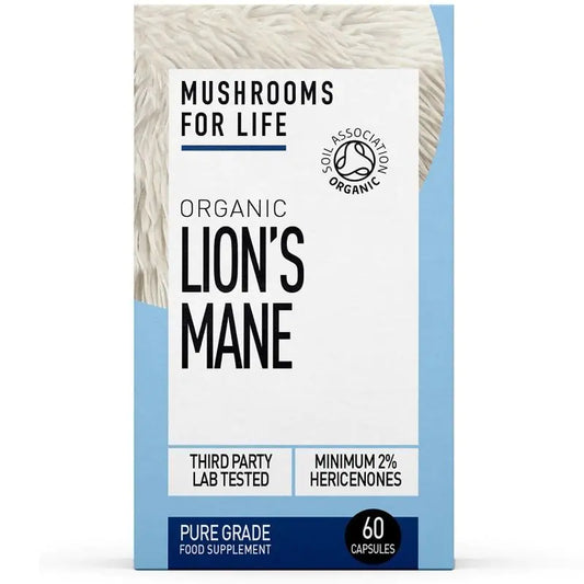 Mushrooms For Life Organic Lion’s Mane 60 capsules 36g