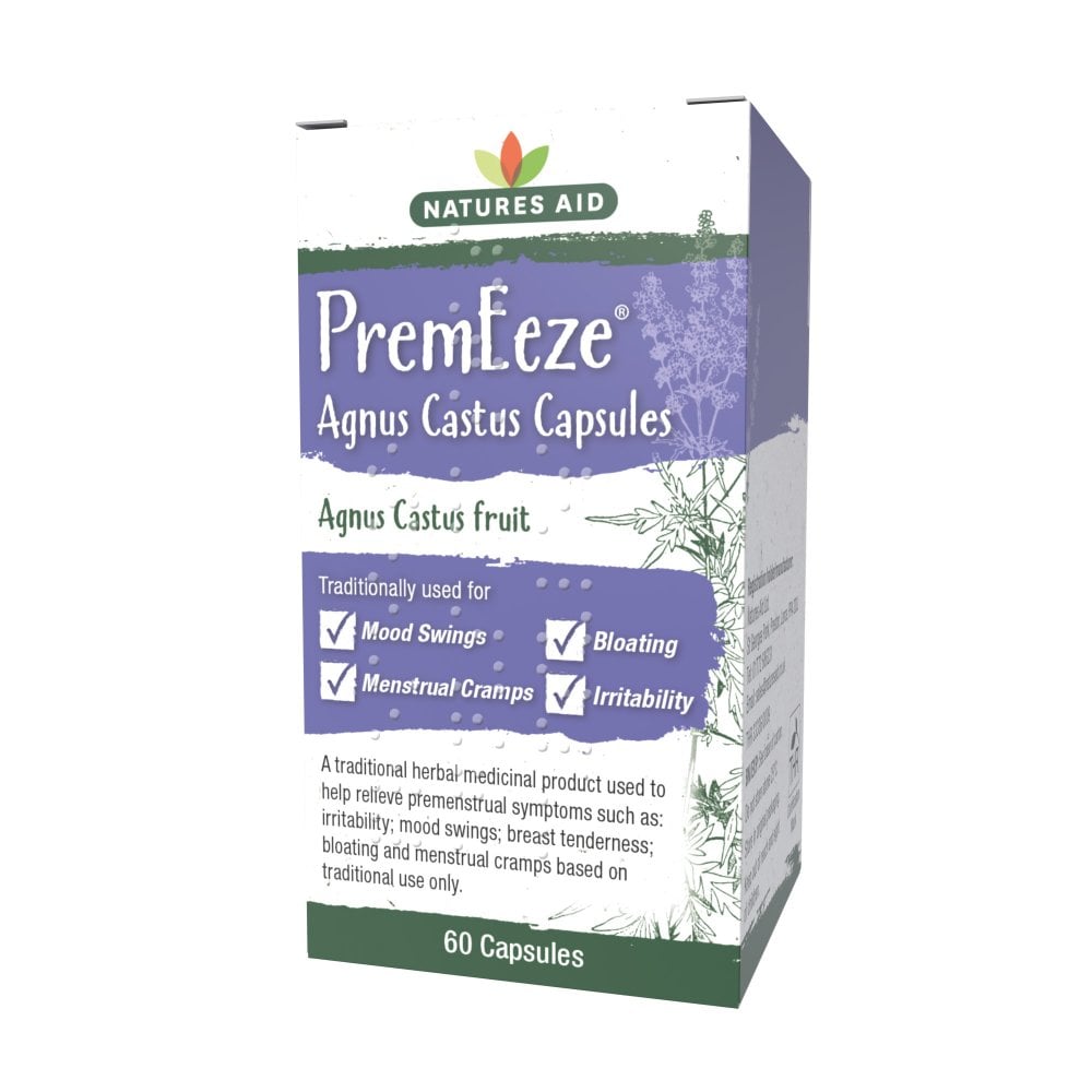 Natures Aid Premeeze Agnus Castus 400mg (60)