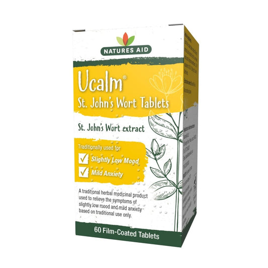 Natures Aid Ucalm St Johns Wort 300mg (60)