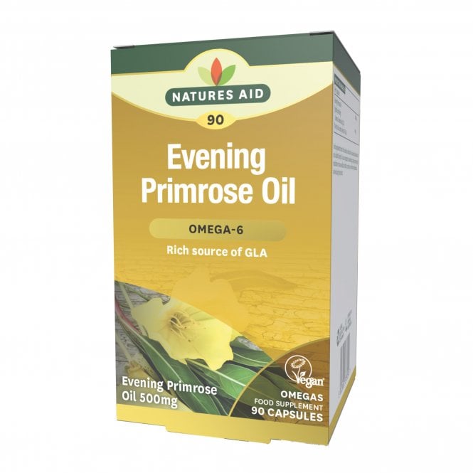 Natures Aid Vegan Evening Primrose Oil 90 capsules