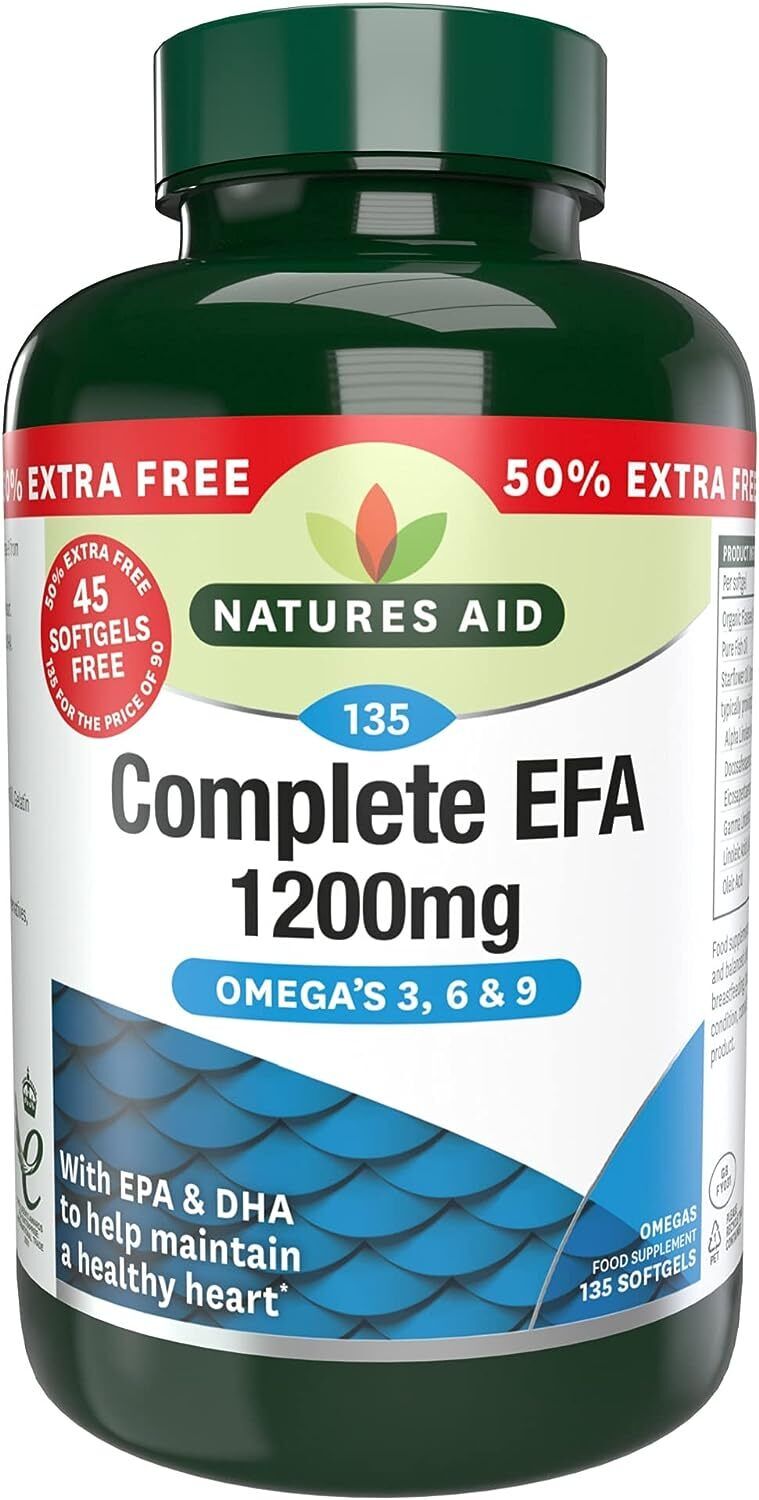 Natures Aid Complete EFA 1200mg 135