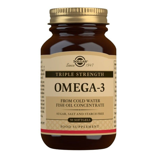 Solgar Triple Strength Omega 3 Fish Oil 100 softgels