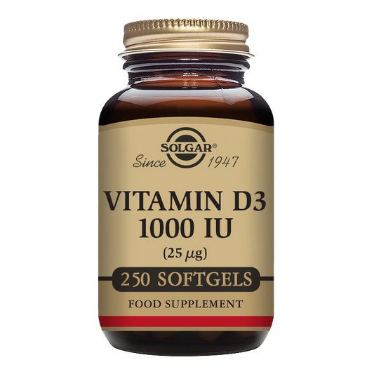 Solgar Vitamin D3 1000iu 250 softgels