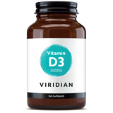 Viridian Vitamin D3 2000iu 150 capsules