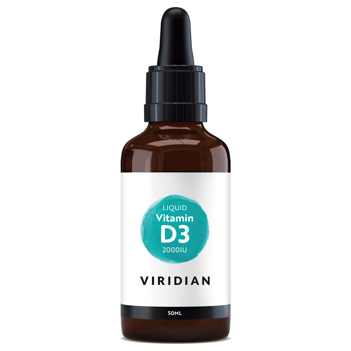 Viridian Liquid Vitamin D3 2000iu - 50ml's - Your Health Store