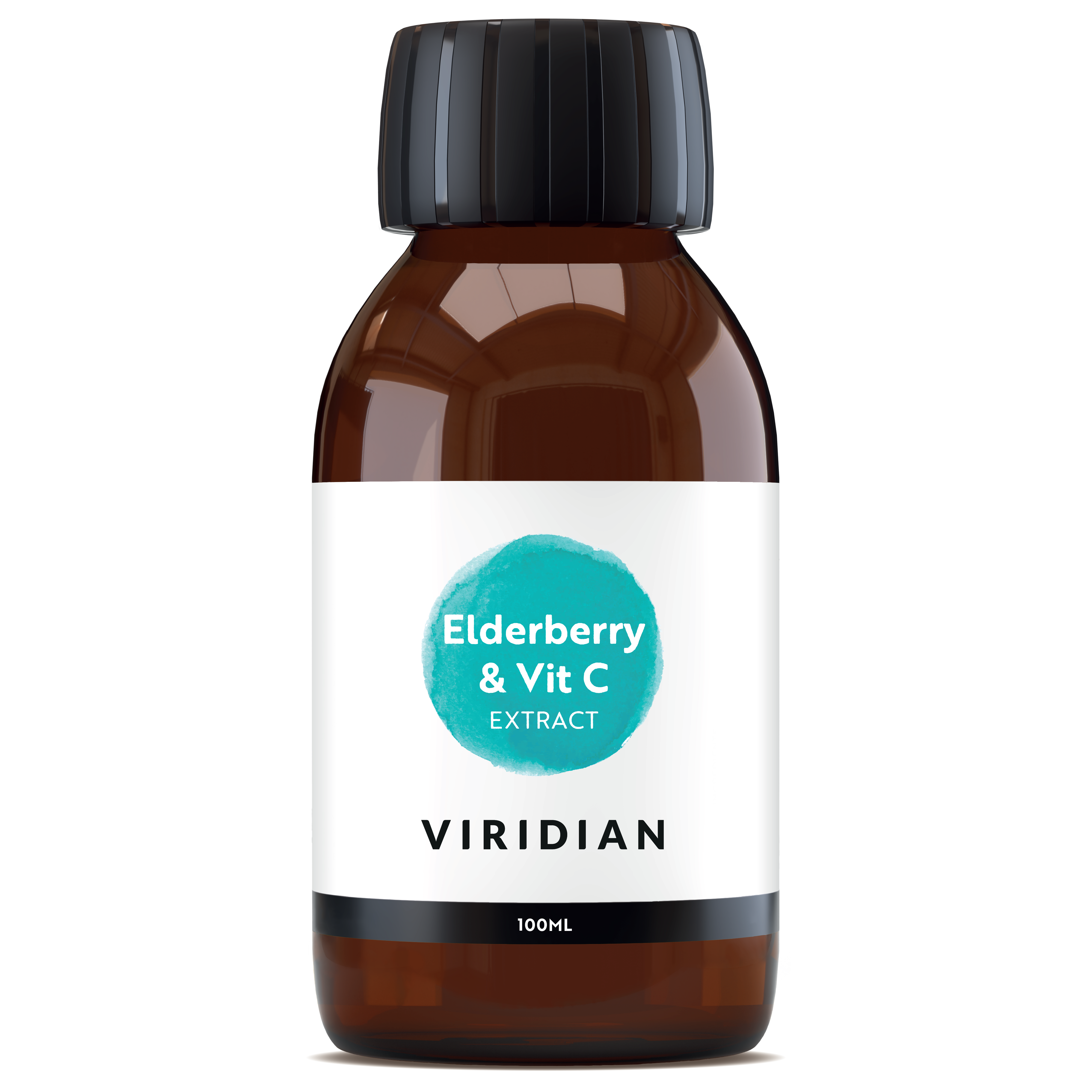 Viridian Organic Elderberry Extract + Vit C Liquid (100ml) - Your Health Store