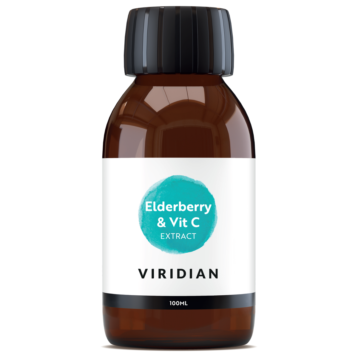 Viridian Organic Elderberry Extract + Vit C Liquid (100ml) - Your Health Store