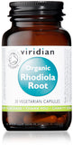 Viridian Organic Rhodiola - 30 x 400mg Vegicaps - Your Health Store