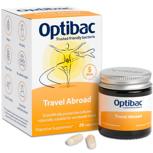 Optibac Travel Abroad Probiotic 20 capsules