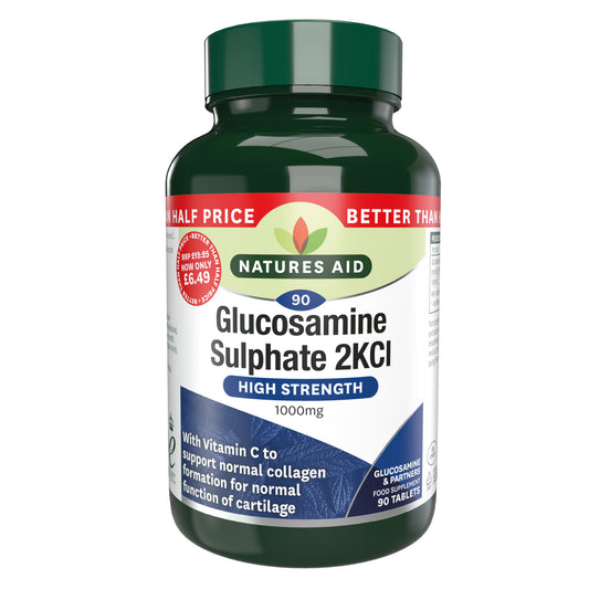 Natures Aid Glucosamine Sulphate 2KCl 1000mg (90)