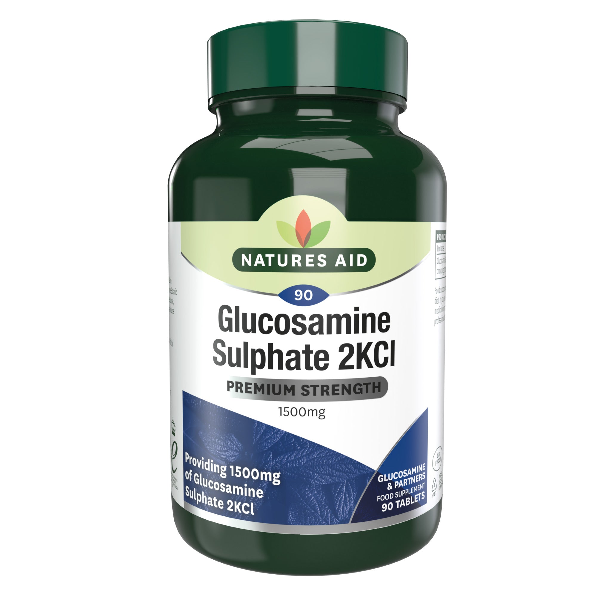 Natures Aid Glucosamine Sulphate 2KCL 1500mg (90)