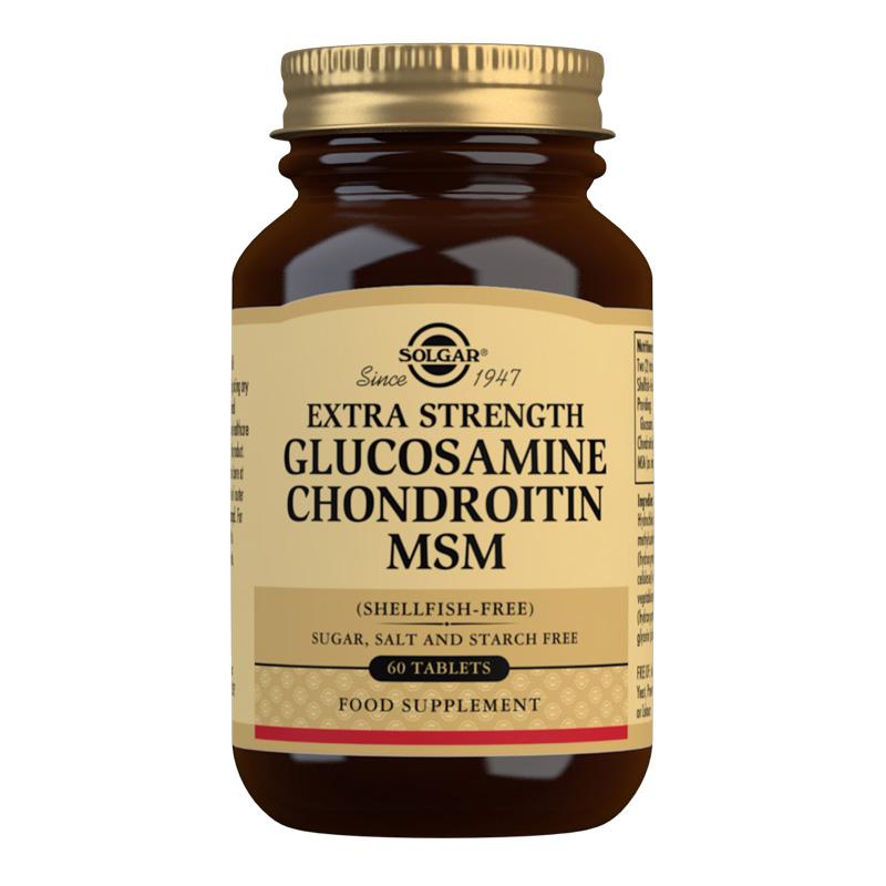 Solgar Extra Strength Glucosamine Chondroitin MSM 120 tablets