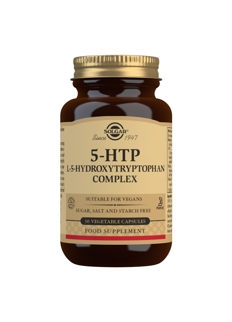 SOLGAR 5HTP L-5-Hydroxytryptophan 30 Vegetable Capsules - Your Health Store