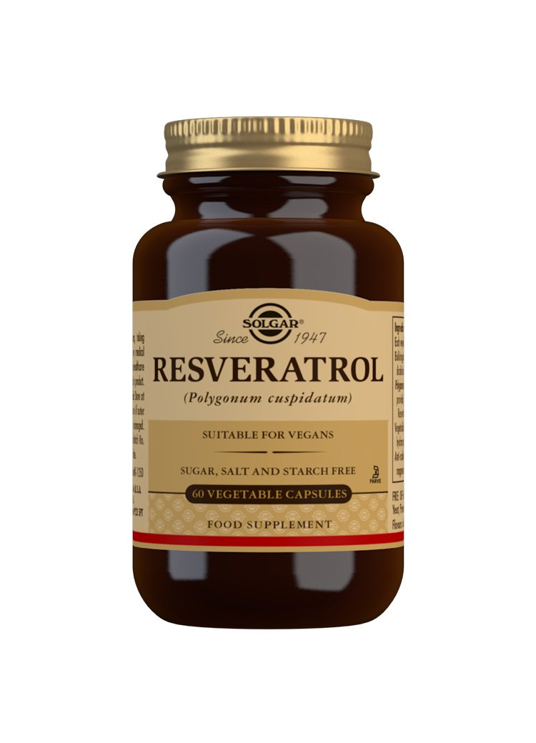 Solgar Resveratrol 100 mg Vegetable Capsules - Pack of 60 - Your Health Store