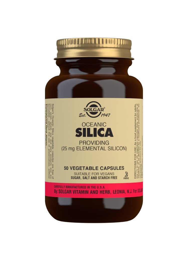 Solgar Oceanic Silica 25 mg Vegetable Capsules - Pack of 50 - Your Health Store