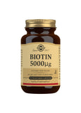 Solgar Biotin 5000 Mcg Vegetable Capsules (50) Supplements